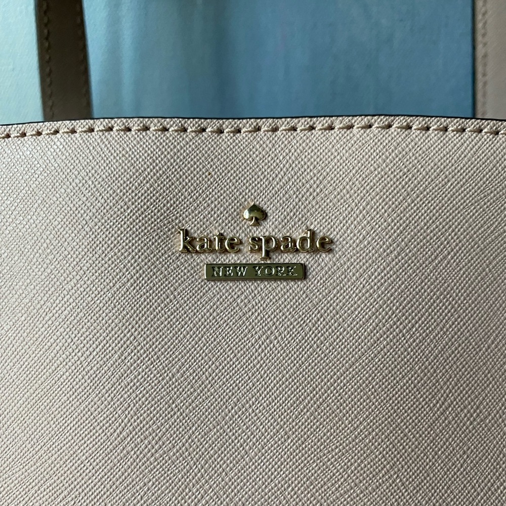 NWOT Kate Spade New York Cameron Street Marybeth Leather Tote Lt. Pink - Picture 3 of 16